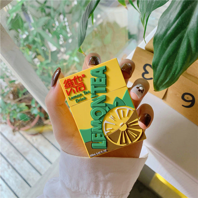 'Japan Lemon Tea' Airpod Case